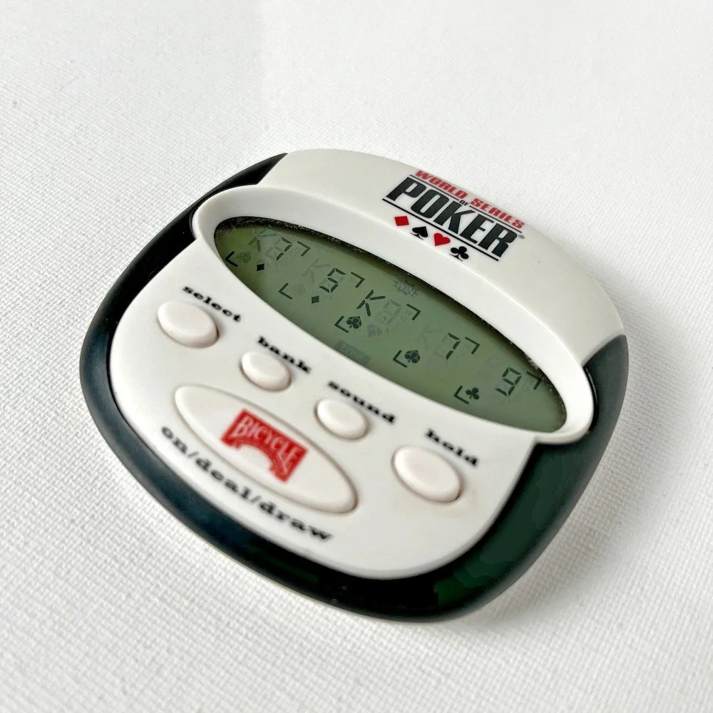 World Series of Poker Electronic‎ Handheld Game WSOP Bicycle Tested Working
